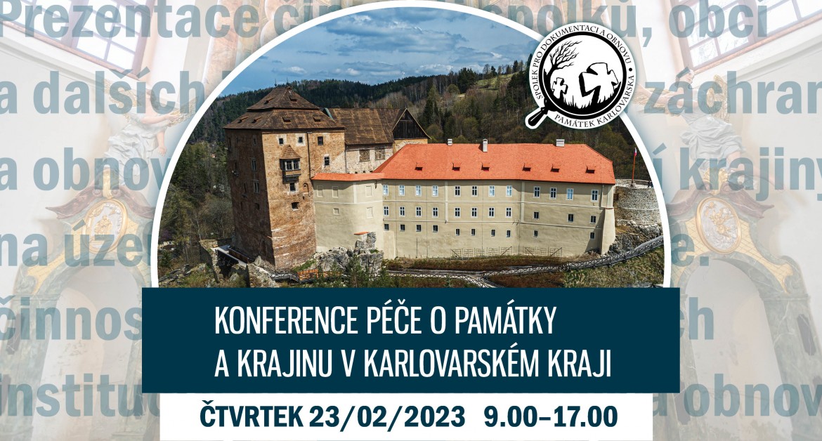 Konference Péče o památky a krajinu v Karlovarském kraji 2023_baner